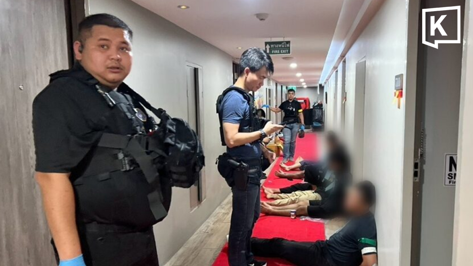 ノンタブリのホテル、中国人客専用の違法営業か 警察が摘発