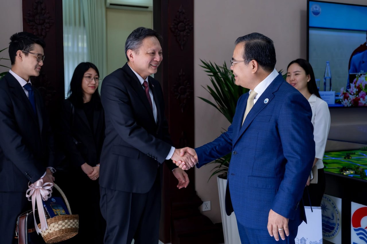 カンボジア水資源・気象相、シンガポール大使と会談 水管理・気候変動対策で協力
