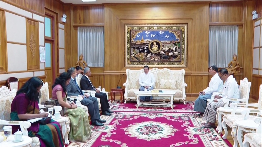 Myanmar-India : VP U Nyo Saw received Ambassador of India