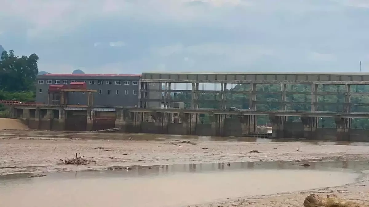 水力発電所の事故、10トン近くの養殖魚が死滅