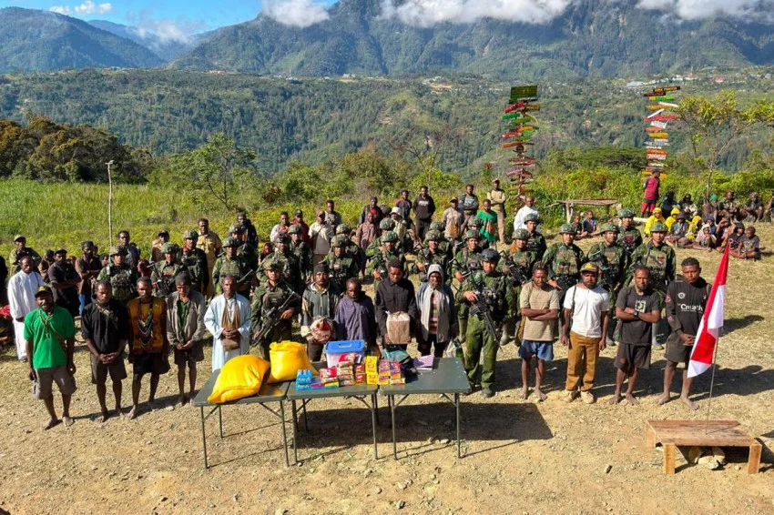 インドネシア、インタンジャヤでの武装集団の脅威阻止へ軍部隊が迅速展開