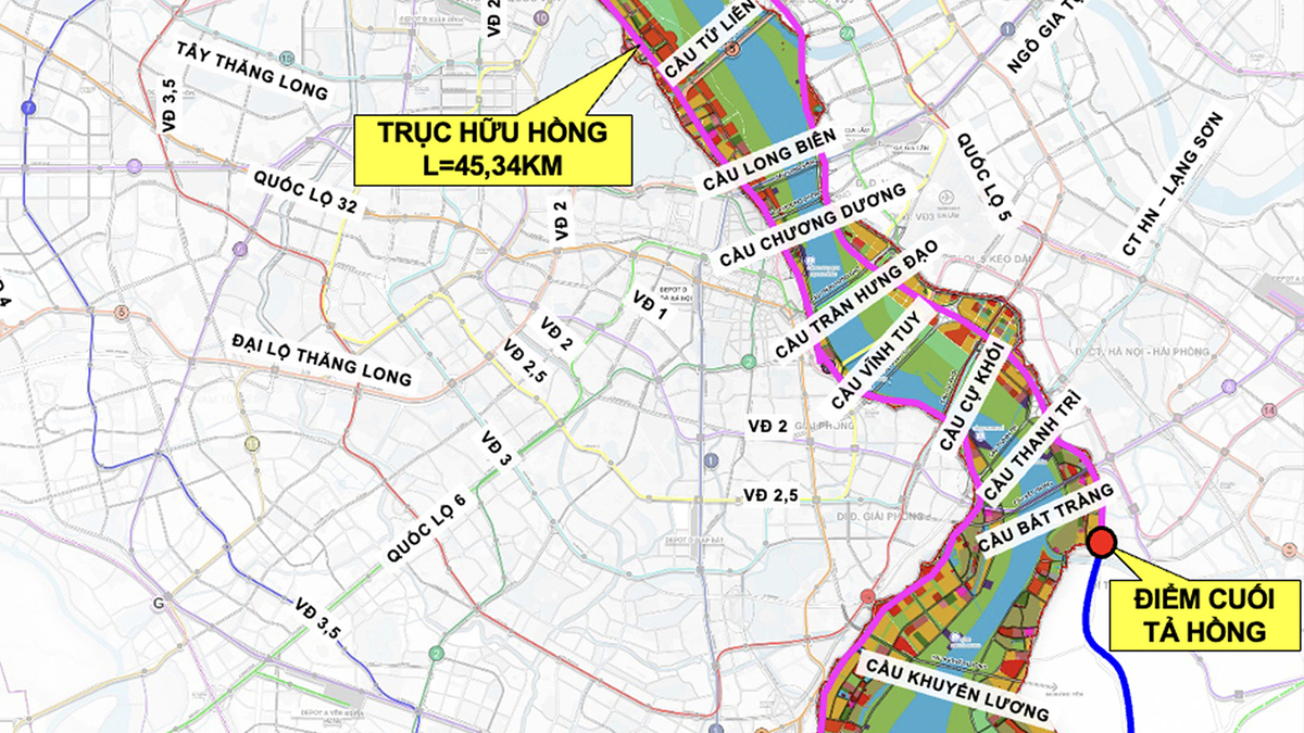 Hanoi Plans 5 New Bridges Over Red River by 2038 to Boost Connectivity
