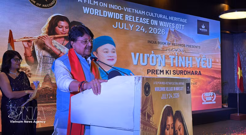 Indian Film 'Love Garden' Showcases Vietnamese Quan Ho Folk Singing Globally