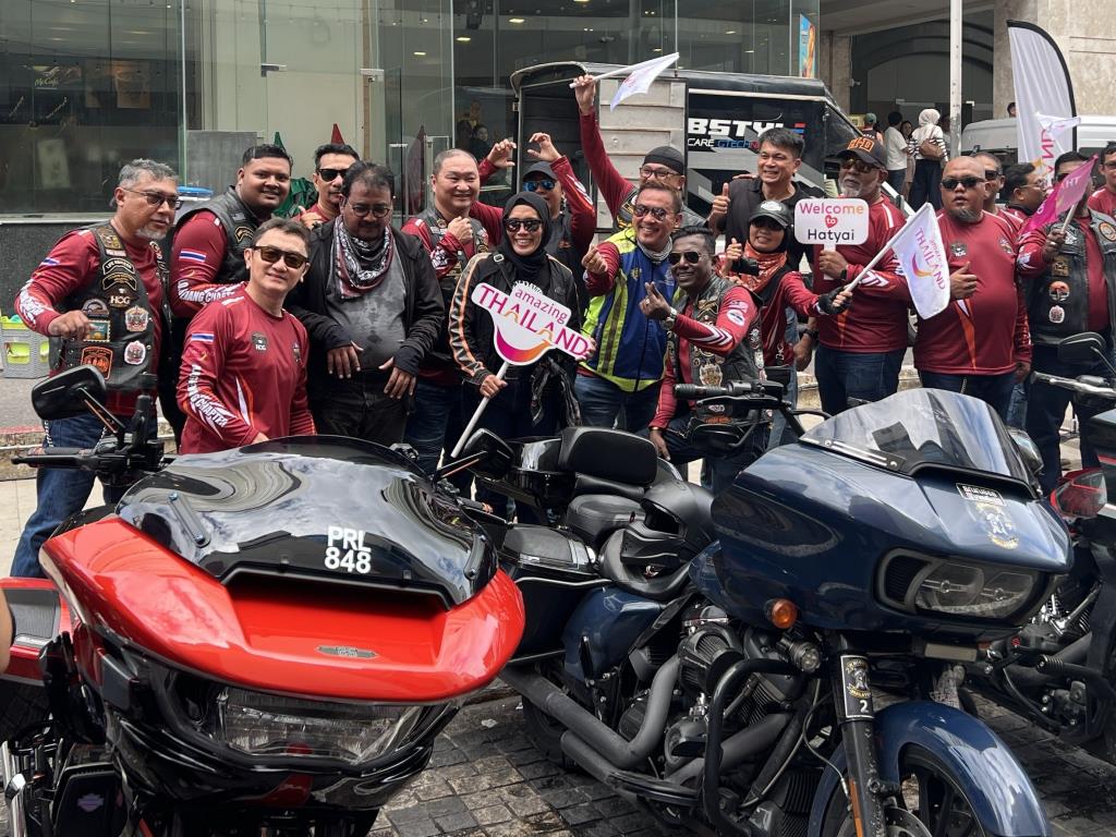 Over 60 Malaysian Harley Riders Embark on Road Trip to Southern Thailand, Fostering Bilateral Ties