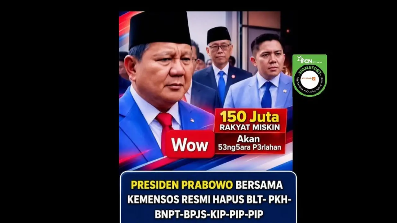 Prabowo's Presidency Targeted by Hoaxes: False Claims on Social Aid, SIM Cards, and New Currency