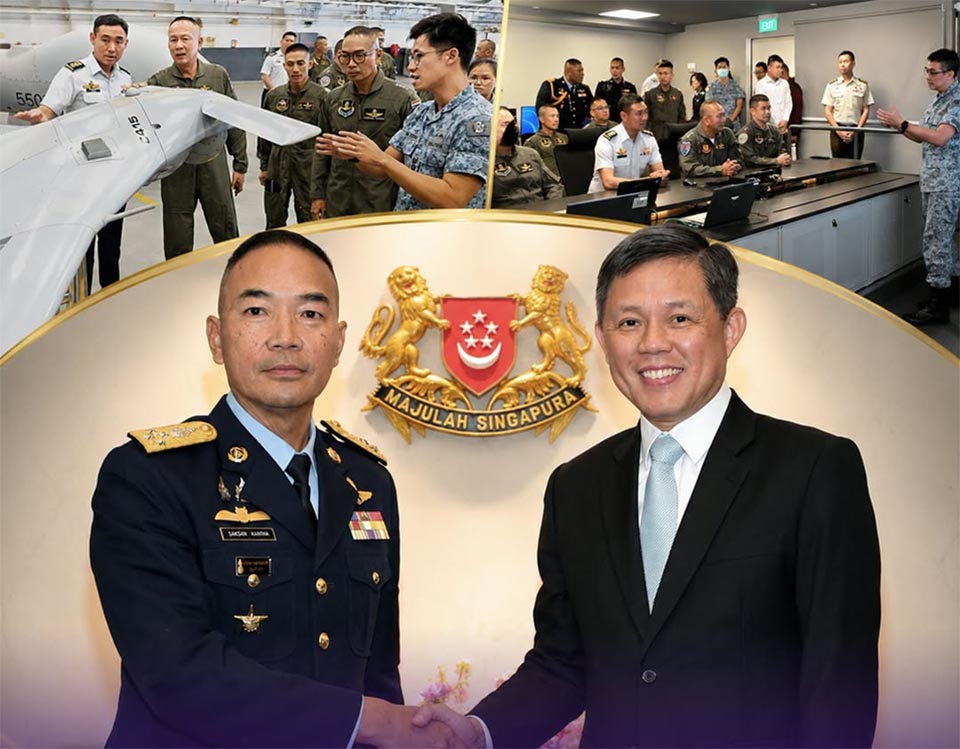 Thai Air Force Chief Visits Singapore, Discusses Defense Cooperation and Regional Security