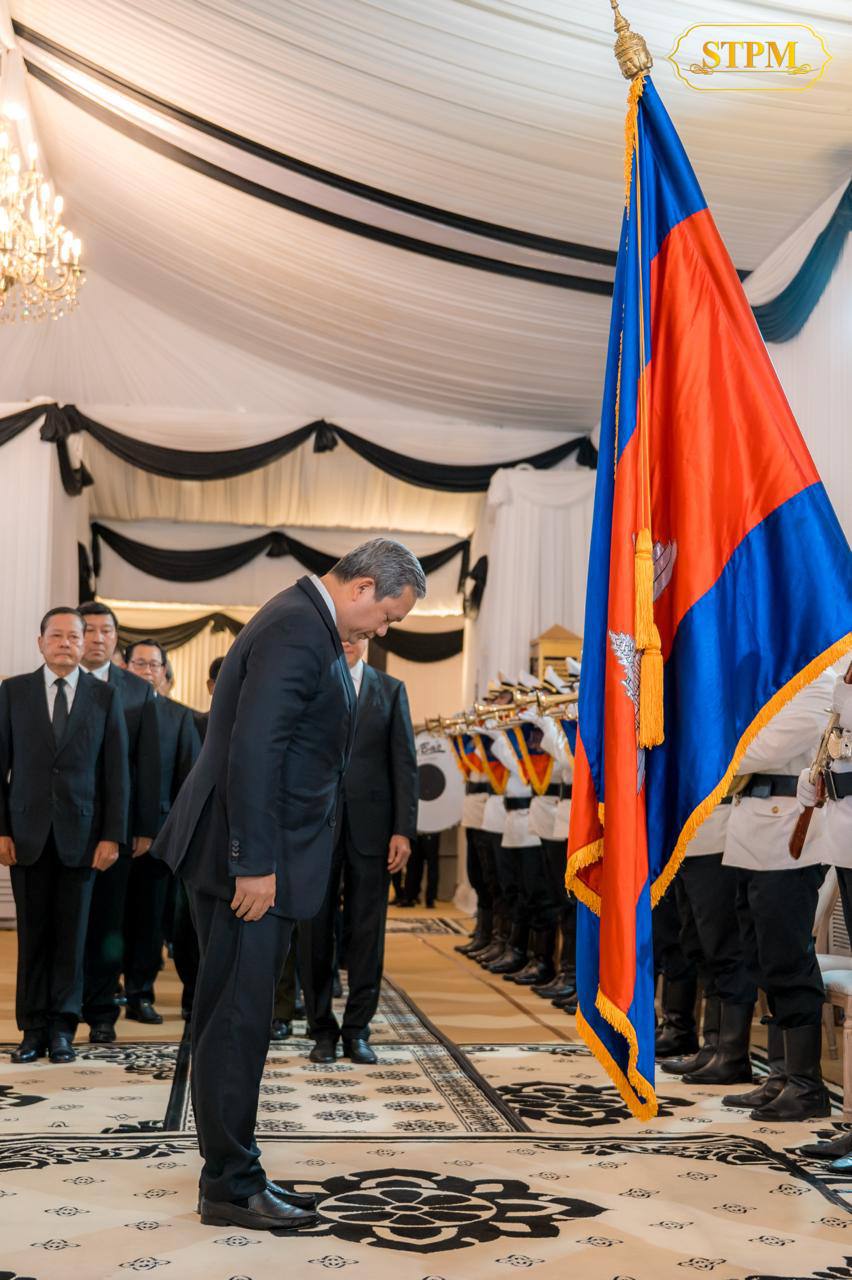 Prime Minister Hun Manet Pays Condolences for Former Agriculture Minister Chan Sarun
