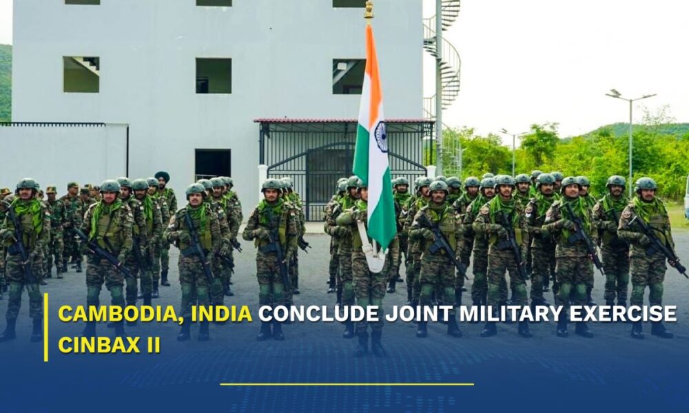 Cambodia, India Conclude Joint Military Exercise CINBAX II