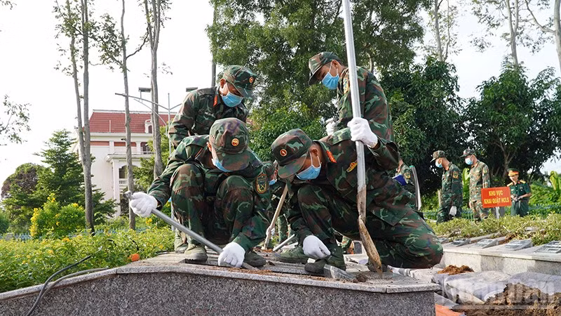 ドンタップ省、身元不明の531柱の遺骨サンプルを安全に保管・引き渡し
