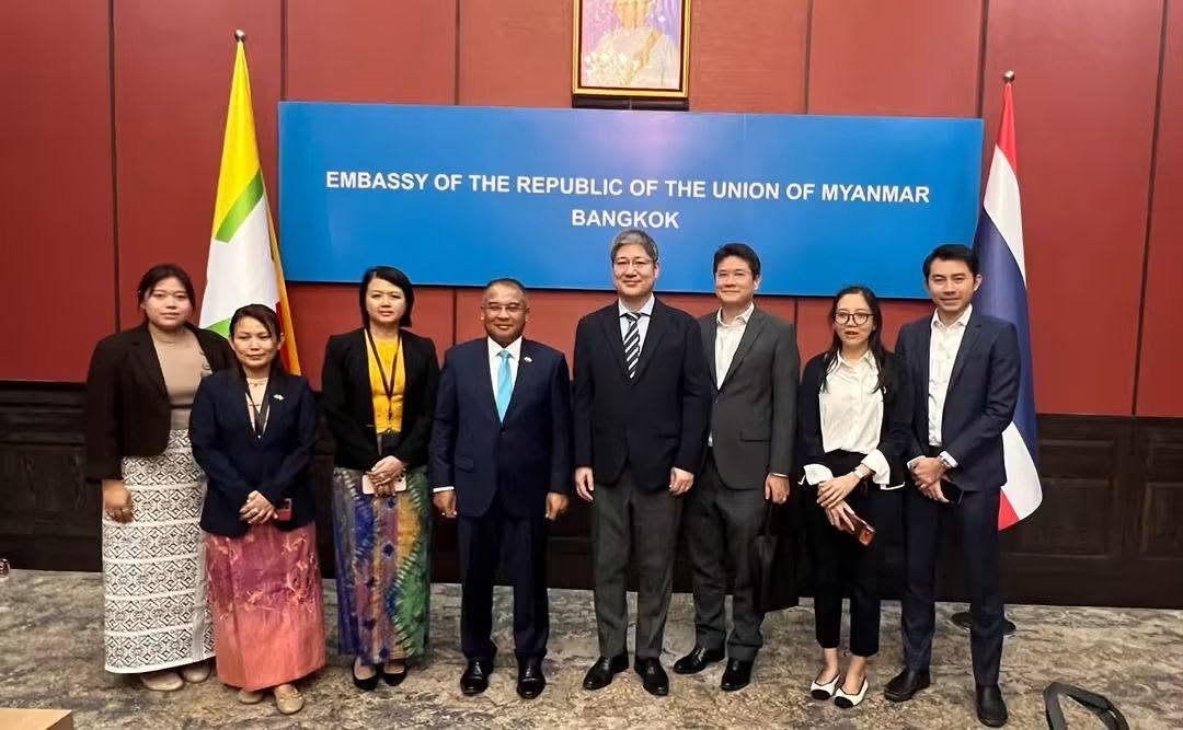 ミャンマー大使、タイAMATA社とヤンゴン経済特区の進捗を協議