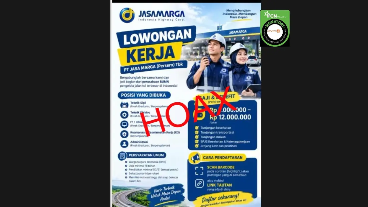Job Scam Hoaxes Spread in Indonesia, Warning Issued Over Fake Ministry and State-Owned Enterprise Recruitment