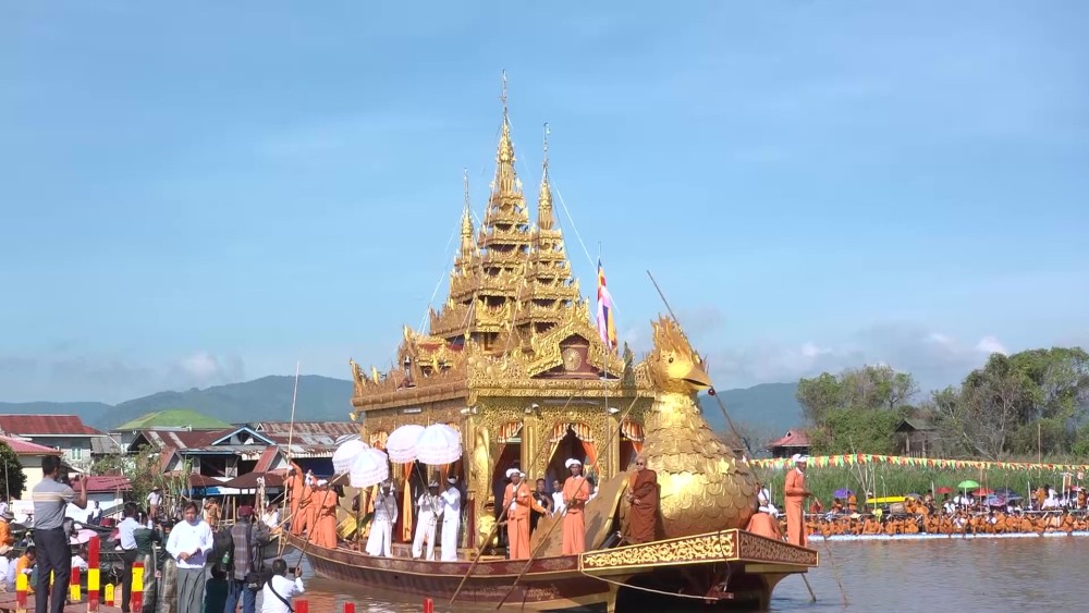 インレー・パウン・ドー・ウー寺院祭、伝統の仏像巡礼が終了