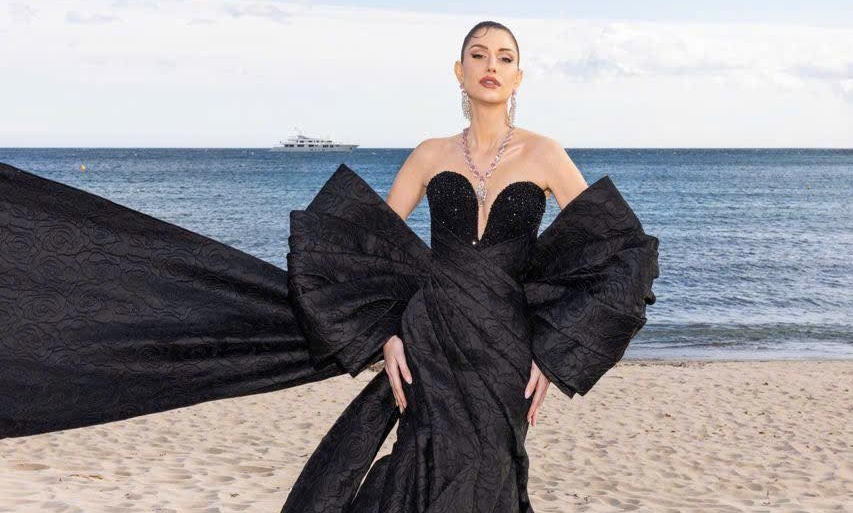 Miss Grand International winner wears Vietnamese designer at Cannes Film Festival
