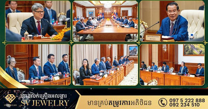 カンボジア、米ビジネス評議会と投資拡大を協議