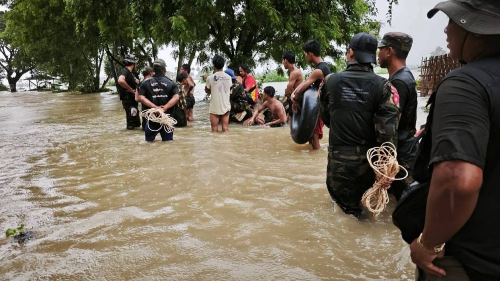 NUG:ミャンマー全土で洪水拡大、17郡区で25人死亡、44万人以上被災
