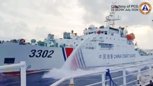 China Coast Guard Waters Philippine Vessel Amid Marcos' Bid to Reset Ties