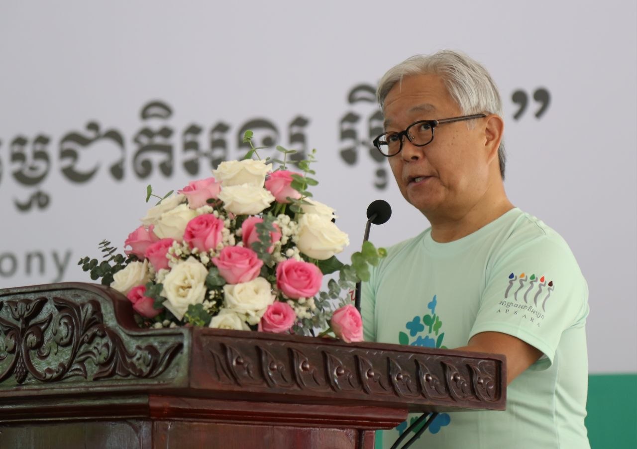 Cambodia and Japan Hold Tree Planting Ceremony in Angkor, Planting 10,000 Saplings as Symbol of Friendship