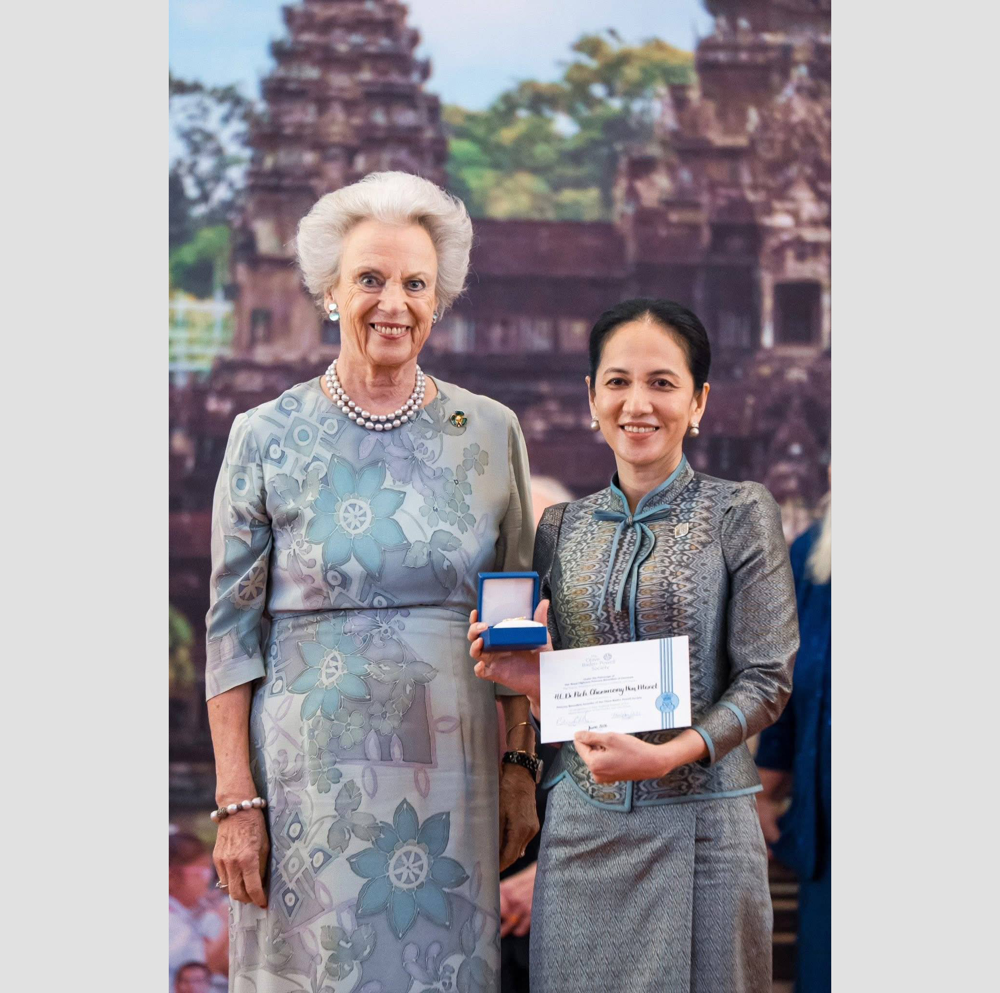 Cambodian First Lady Appointed National President of OB-PS in Cambodia, Receives Princess Benedikte Award