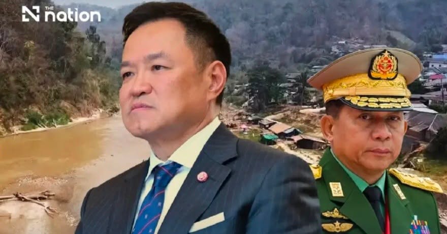 Min Aung Hlaing's Thailand trip to focus on river pollution
