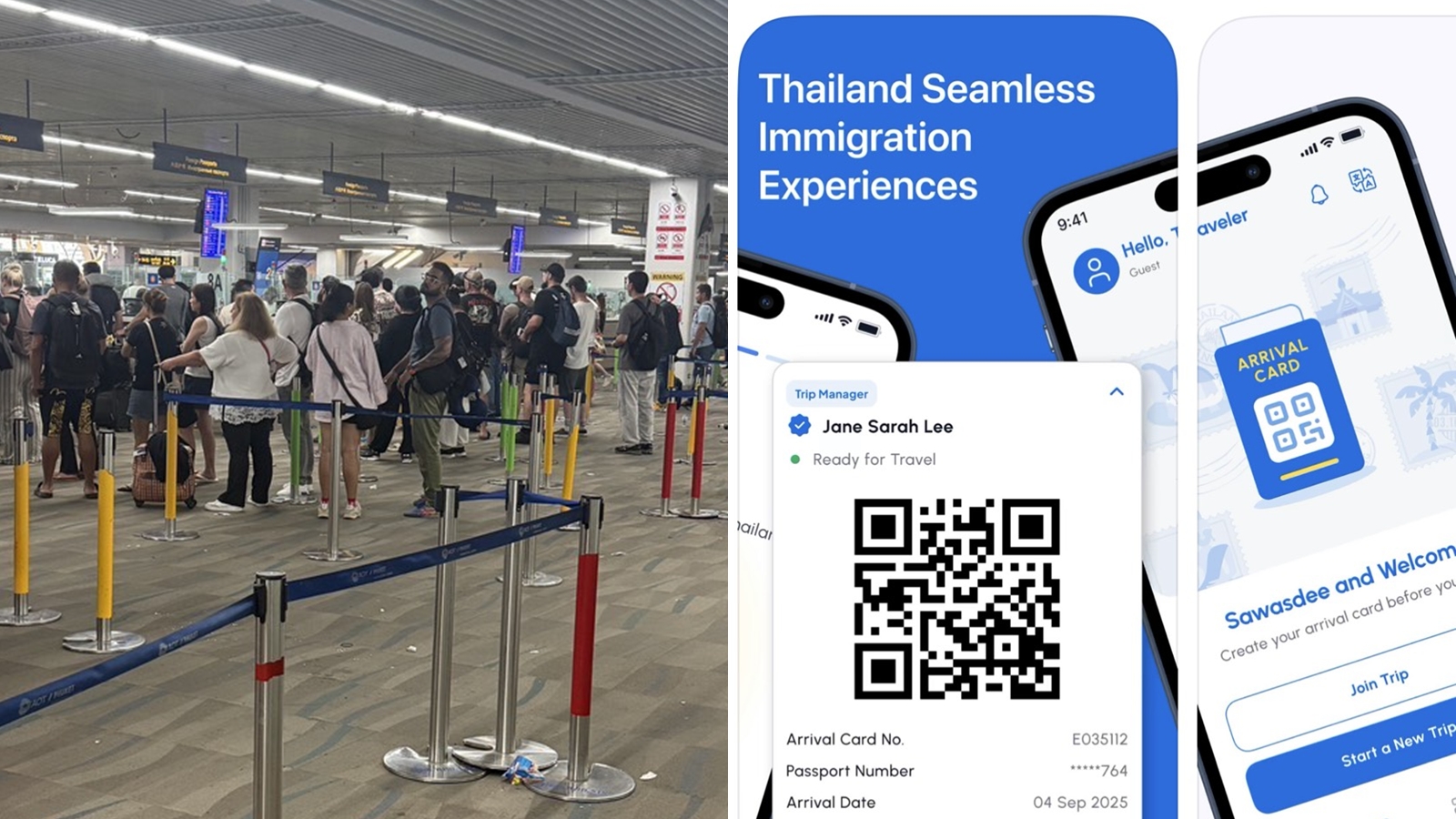 タイ入国審査、新アプリで迅速化へ 40秒目標