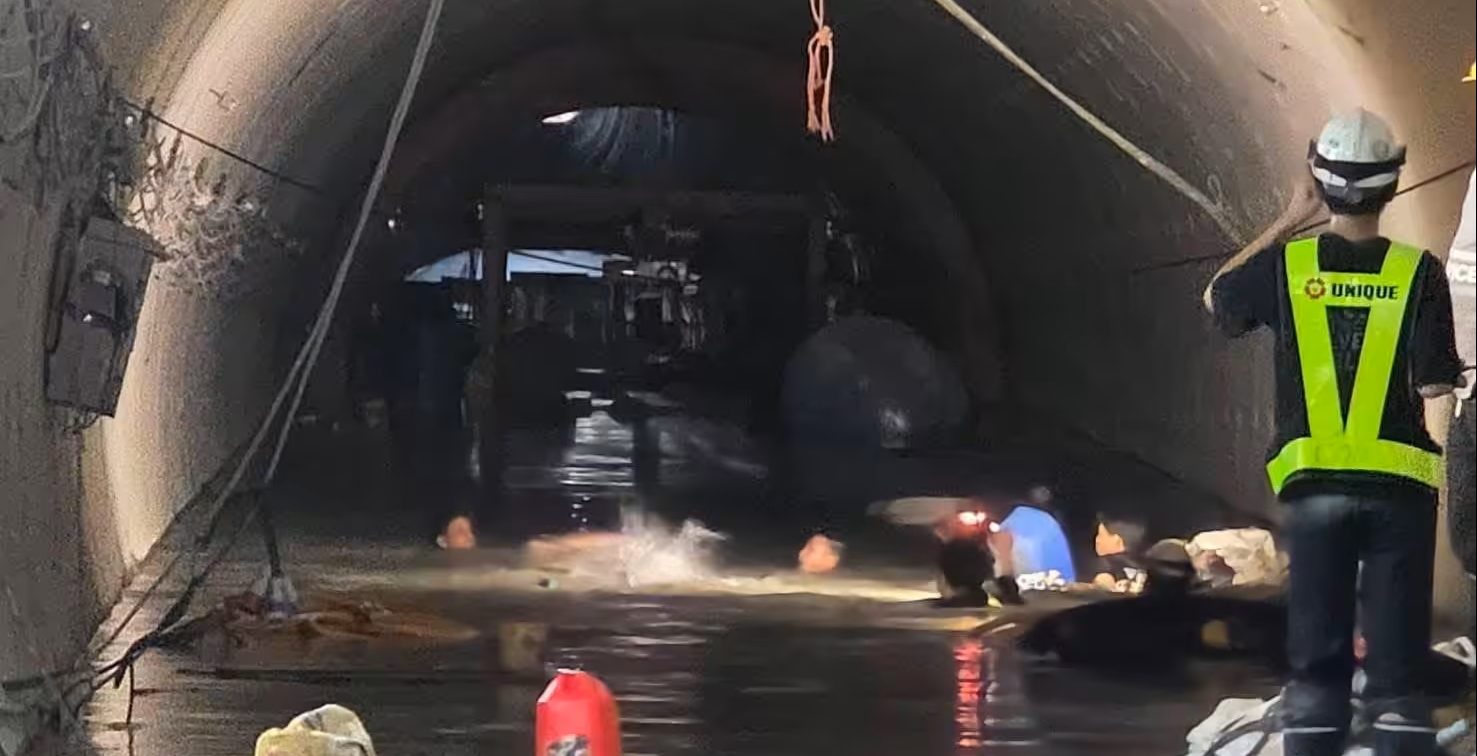 Wong Wian Yai road subsidence halted, but traffic congestion persists amid subway tunnel repairs