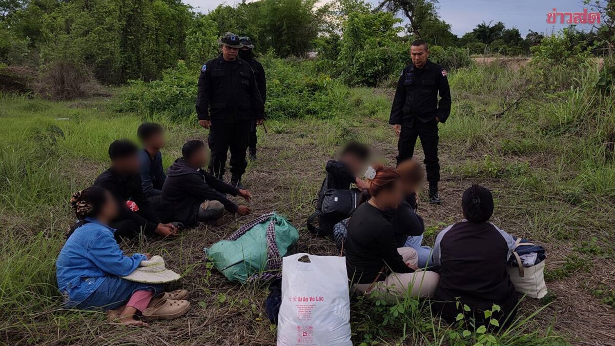 カンボジアの経済困窮が背景に、タイ国境で不法入国者13人を摘発