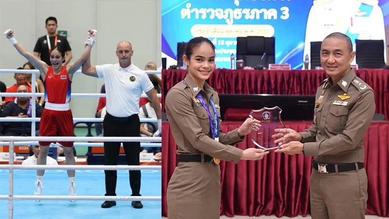 タイ女性警察官、アジア大会金メダルで歴史的快挙