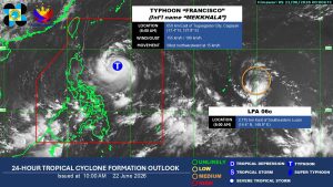 Typhoon Mekkhala Triggers Signal No. 1 in Six Philippine Areas, Warning of Strong Winds and Heavy Rains