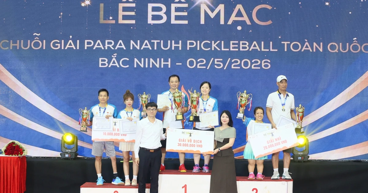 Văn Được-Phương Thảo Duo Wins Top Prize at Para Natuh Pickleball Bắc Ninh 2026