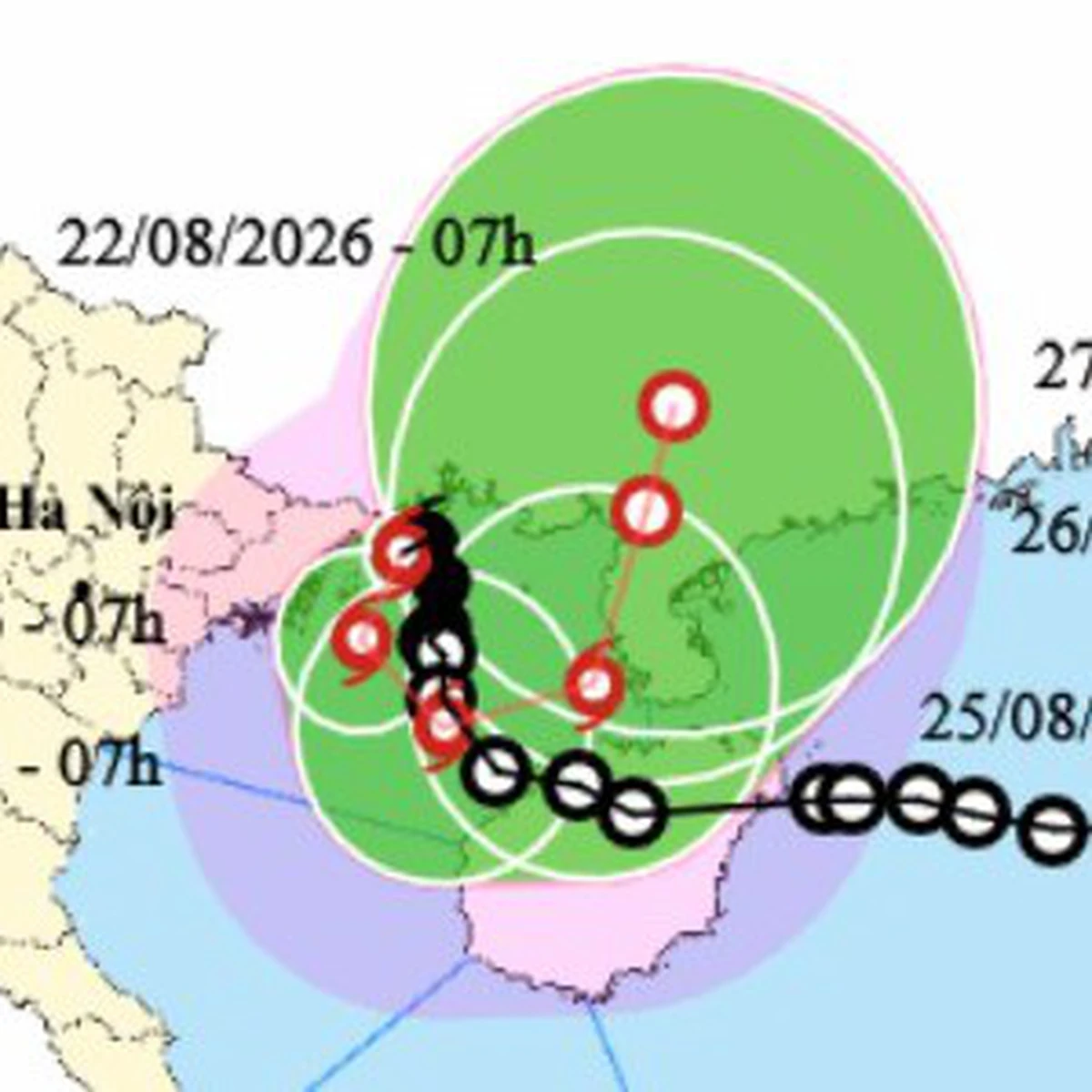 Typhoon No. 4 Approaches Northern Vietnam Coast, Warnings Issued for Strong Winds and Heavy Rains