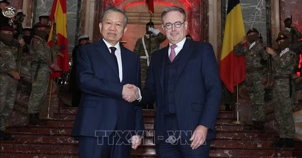 Vietnamese President To Lam Meets Belgian Prime Minister Bart De Wever, Discusses Deepening EVFTA