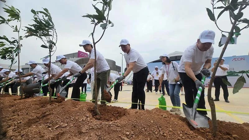 タインホア省、イオンモール周辺に「故郷の森」造成へ