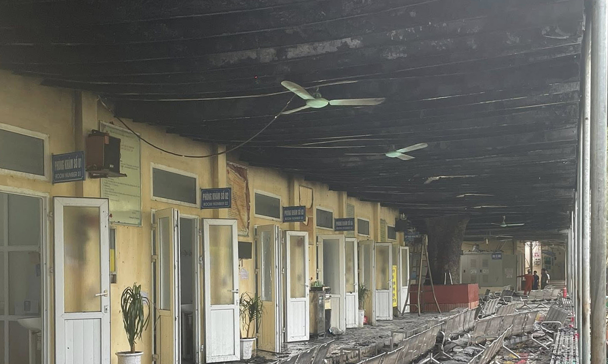 Fire Breaks Out at Tho Xuan General Hospital in Thanh Hoa