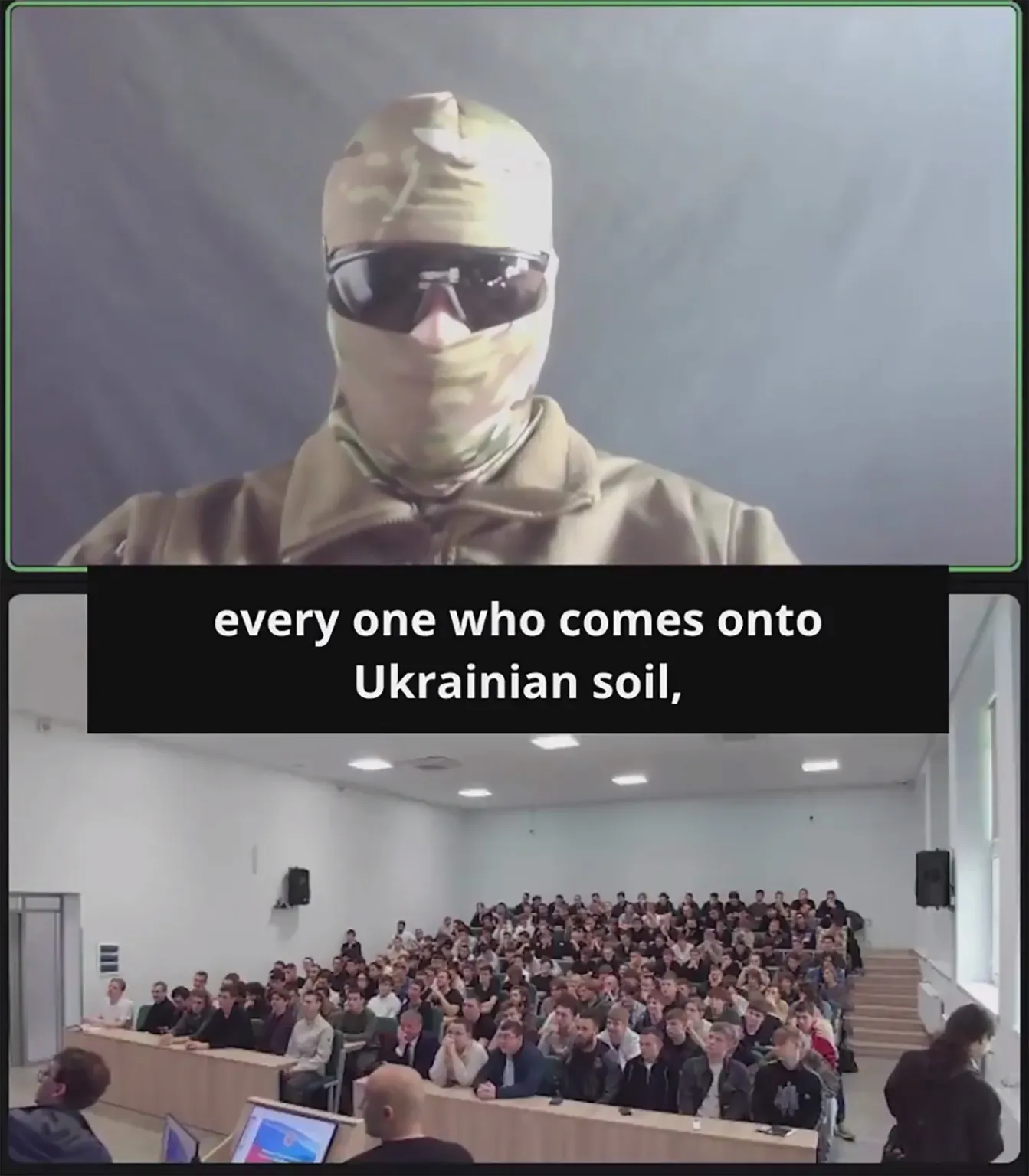 ロシア大学で徴兵勧誘中にウクライナ兵がハッキング脅迫