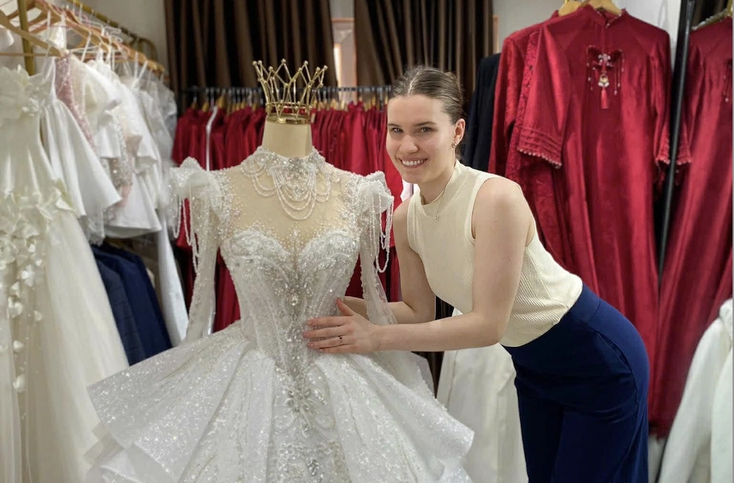Vietnam Weaves a Global Appeal for Custom Wedding Dresses