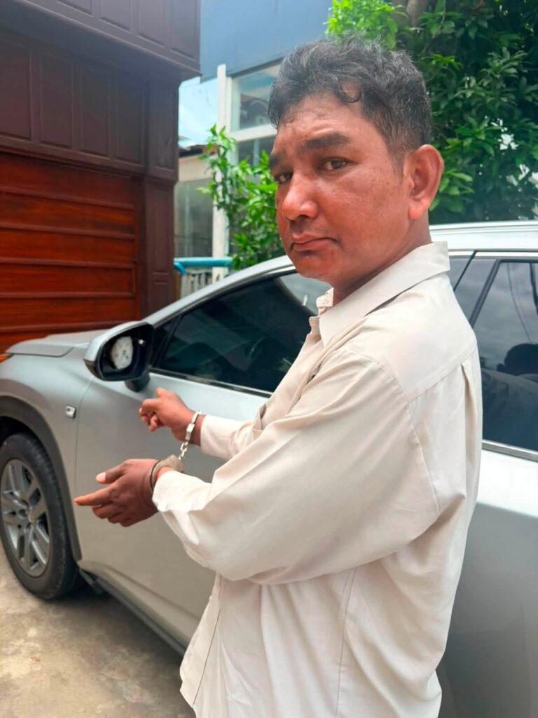 カンボジア・プノンペンで車上荒らし犯逮捕、盗品のカギ爪発見