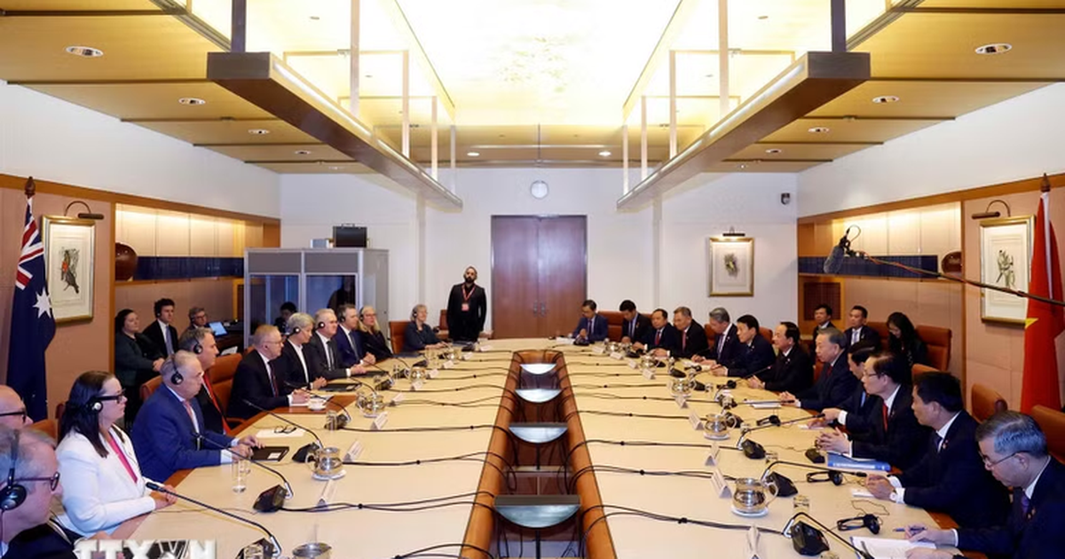 Vietnam's Top Leader To Lam Meets Australian PM in Canberra, Deepening Comprehensive Strategic Partnership