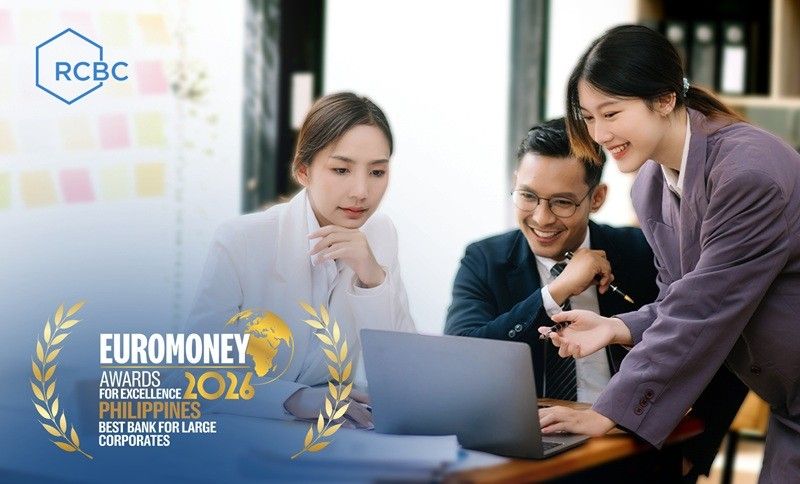 RCBC、フィリピンの大企業向け最優秀銀行に選出