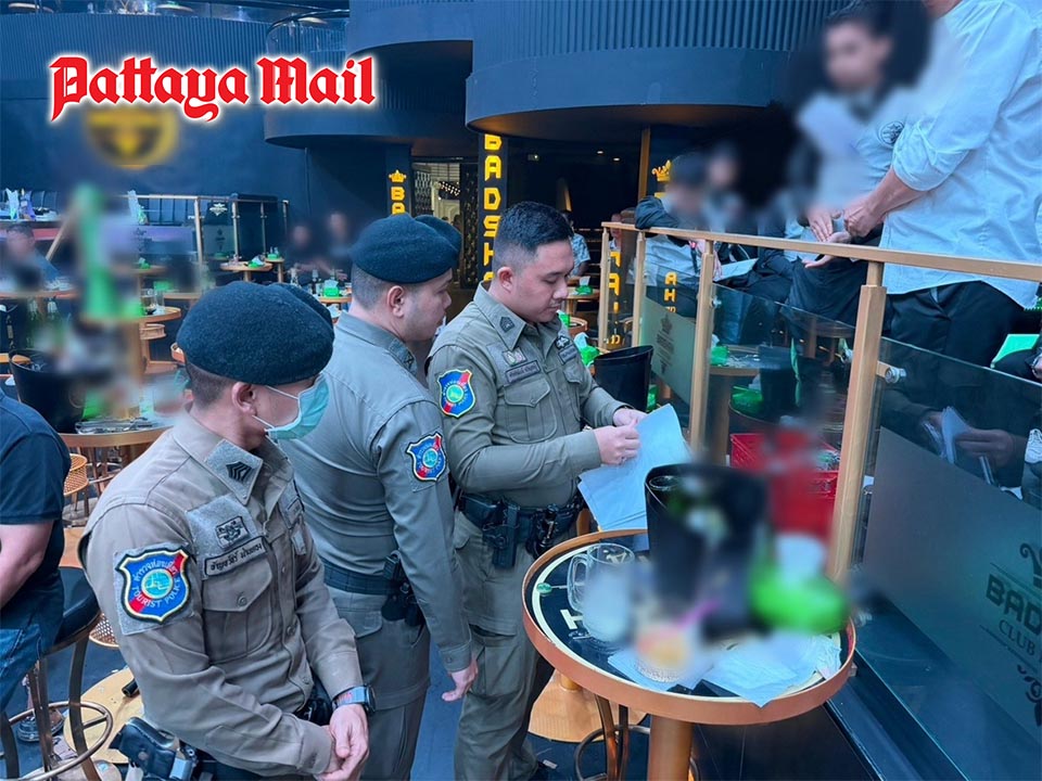 Walking Street Unlicensed Club Raided, Foreign Tourists Found
