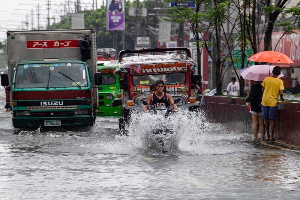 フィリピン北部、モンスーンの影響で雨予報