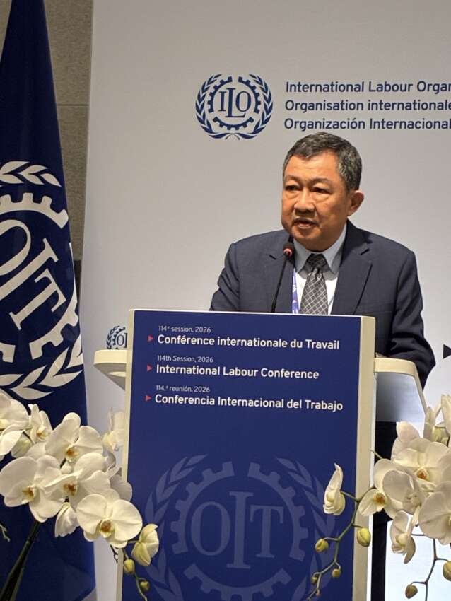 CTUM議長、ILO会議でミャンマー軍の強制徴兵と空爆への効果的な措置を要求