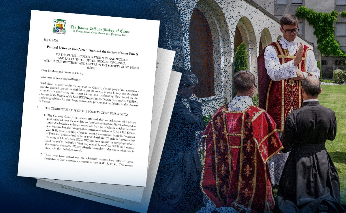 Cubao Diocese Offers Pastoral Aid to SSPX Followers Amid Excommunication