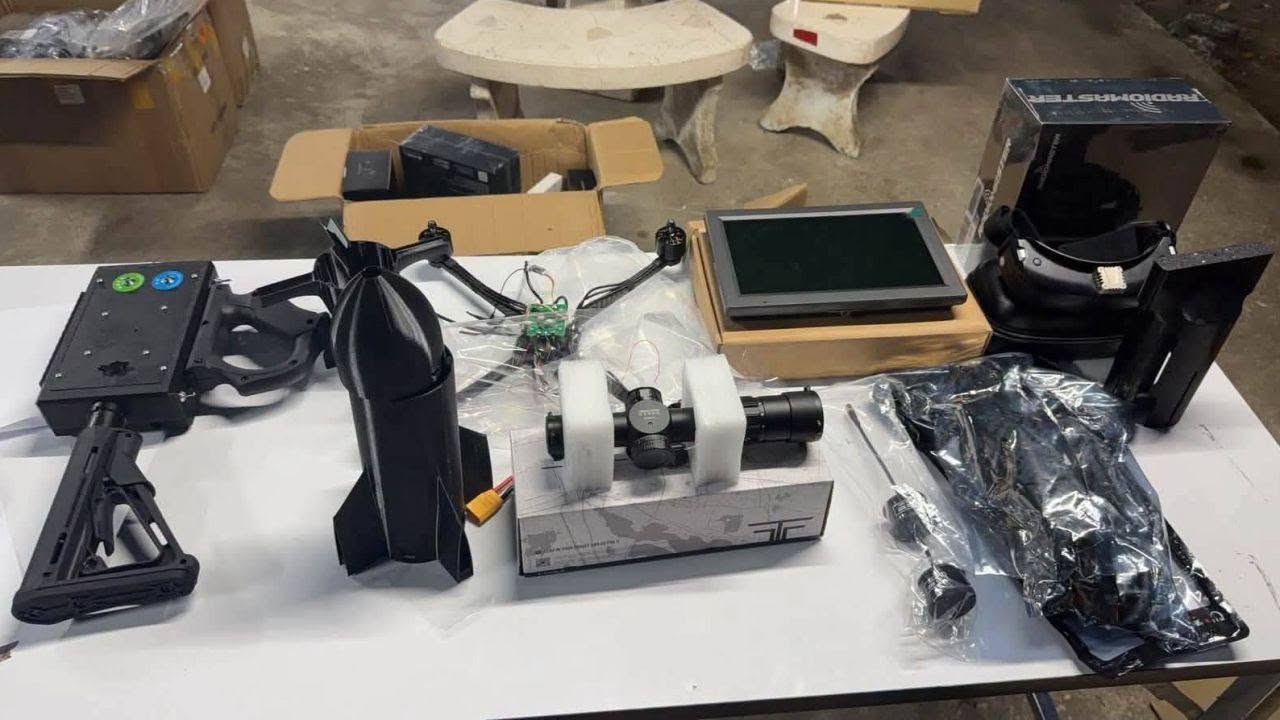 Thai authorities seize drones and related accessories intended for transport to Myawaddy, Myanmar