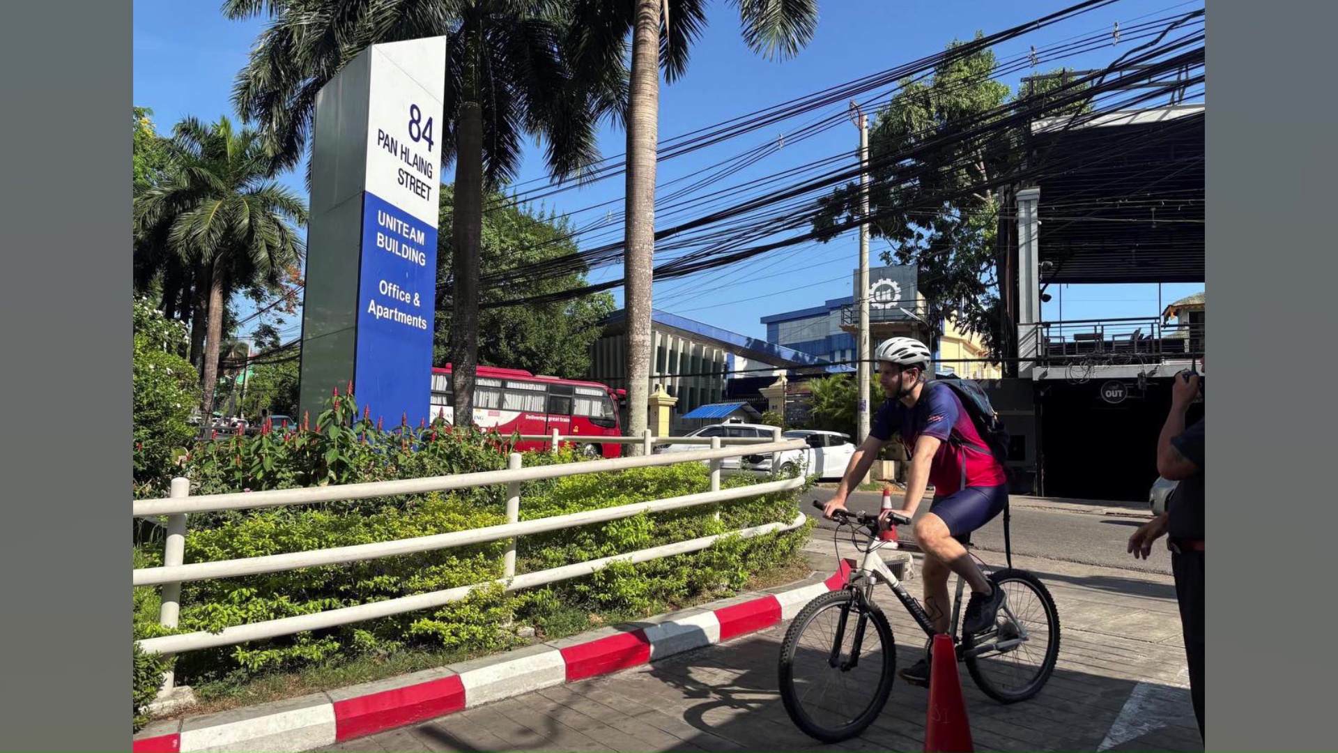 Dutch Deputy Ambassador to Myanmar Commutes by Bicycle Amid Fuel Crisis