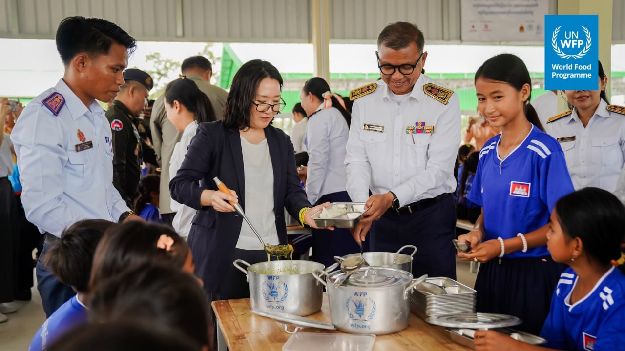 Japan-Funded WFP Meals Support Displaced Children in Preah Vihear
