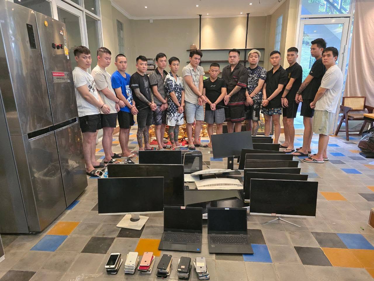 Sihanoukville Authorities Crack Down on Online Scam Operations, Arrest 29, Seize $50,000