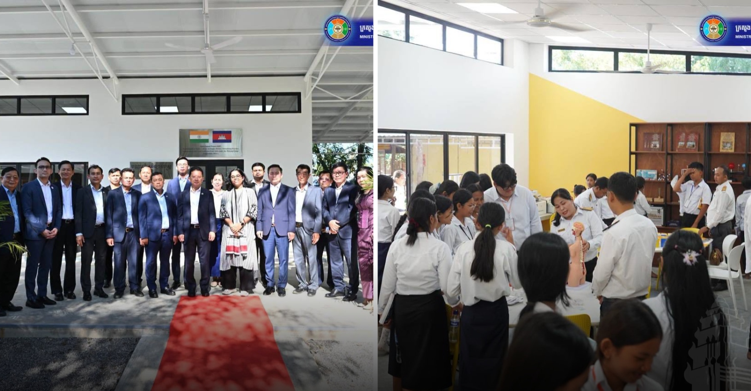 Science Library Opens in Battambang, Cambodia, Strengthening India Ties