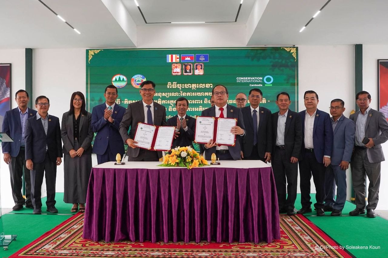 Cambodia: Ministry of Environment and CI Sign 5-Year MOU for Natural Resource Management and Conservation