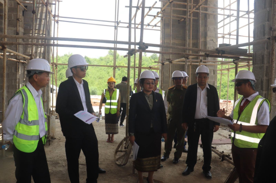 Infrastructure Development in Ngeun District: Border Checkpoint Progress and Project Updates
