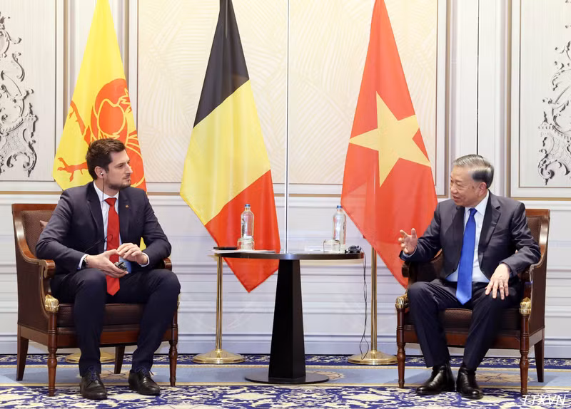 Vietnamese President Meets Belgian Region's Premier, Boosts Economic Ties